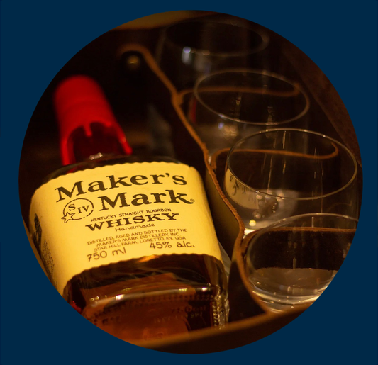 The Gruene Spirits Companion — Leather Whiskey Travel Case