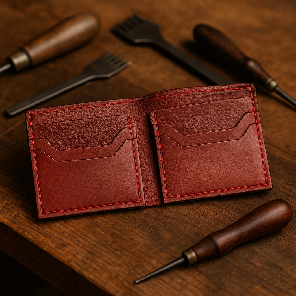 The Gruene Heritage Bifold — Hand-Cut & Bench-Crafted in Texas